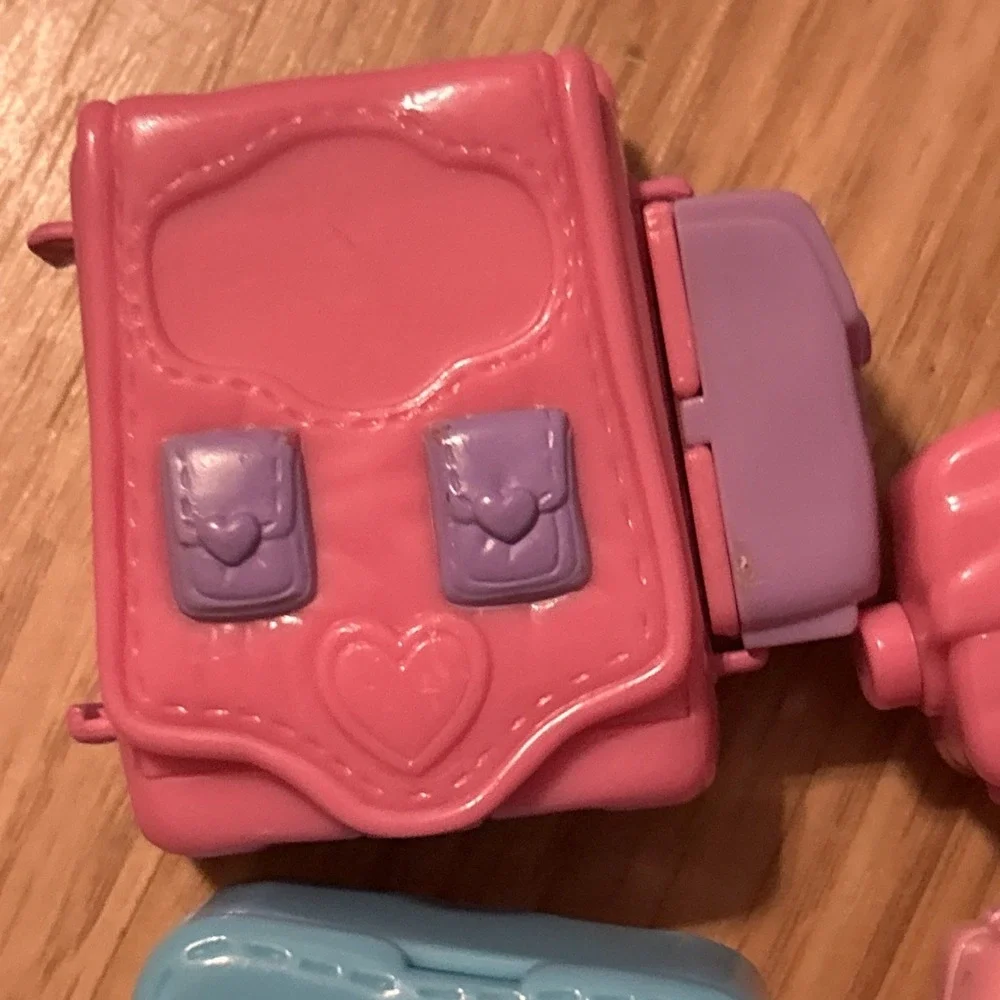 1997 Backpack Club Mini Backpacks Lot – Vintage Doll Accessories – 4 Pieces